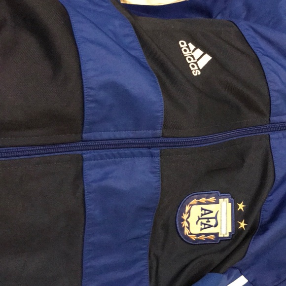 Adidas AFA Argentina Soccer Zip Up - Picture 4 of 9